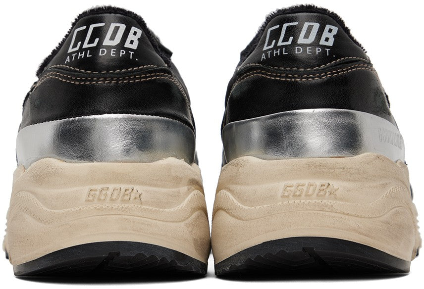 (Pre Order)GOLDEN GOOSE Black Running Sole Low-Top Sneakers