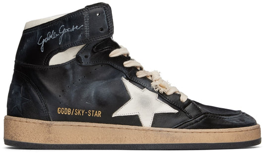 (Pre Order)GOLDEN GOOSE Black Sky Star Sneakers