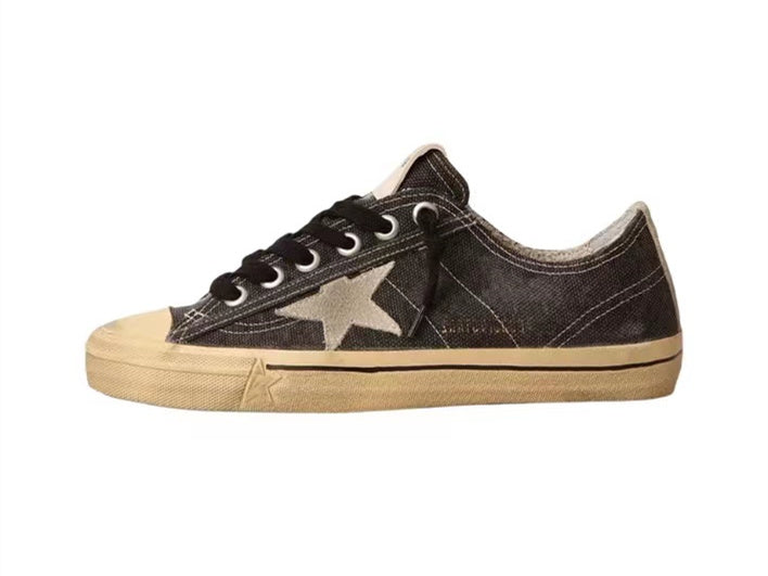 GOLDEN GOOSE Super-starCanvas In Black