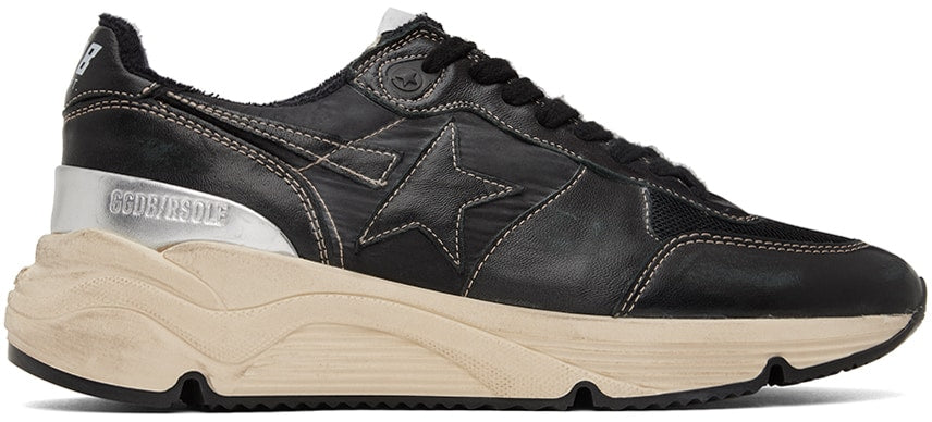 (Pre Order)GOLDEN GOOSE Black Running Sole Low-Top Sneakers