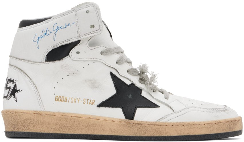 (Pre Order)GOLDEN GOOSE White Sky Star Sneakers